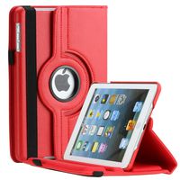 Thilon PU Leather 360 Degree Rotating Auto Sleep / Wake up Stand Case for Apple for iPad Air 2, Red