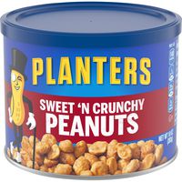 Planters Peanuts, Sweet N Crunchy, 6 Count, 60 Ounce