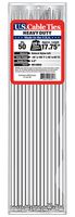 US Cable Ties HD18N50 18-Inch Heavy Duty Cable Ties, Natural, 50-Pack