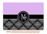 decalrus - Protective Decal for The Dell Latitude 7280 (12.5" Screen) Laptop with Customized Monogram DElatitude7280-Monogram4