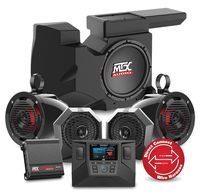 MTX RZRSYSTEM3 Four Speaker, Dual Amplifier, and Single Subwoofer Polaris RZR Audio System