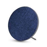 Portable Wireless Bluetooth Speaker with High Sound Quality,Bookshelf Desktop Fabric Speakers, Loud Volume,Rich Bass,Microphone,Hands-Free Calling,AUX Input,Suitable for Indoor&Outdoor(Blue)