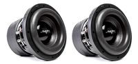 (2) Skar Audio ZVX-8 D4 8" 900W RMS Dual 4 SPL Car Subwoofer