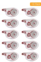 Correction Tape, Tear Resistant White Out - Easily Correct Any Writing Mistakes - 0.20" Width x 32.80 ft Length - 10 Pack