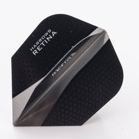 PerfectDarts 5 x Sets HARROWS Retina Black Dart Flights Standard