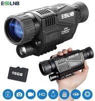 ESSLNB Night Vision Monocular 5X40 Night Vision Infrared IR Camera HD Digital Night Vision Scopes with 1.5" TFT LCD Take Photos and Video Playback Function 16G TF Card for Hunting Security Surveilla