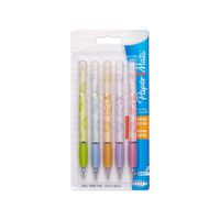 Paper Mate Expressions Retractable Ballpoint Pens, 5 Colored Ink Pens(61400)