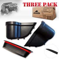 JOINT STARS Jeep JK Grab Tray Passenger Storage Tray Organizer & DoorPocket Front Door Storage Pockets for 2011-2018 Jeep Wrangler JK JKU, Interior Accessories, Black