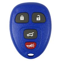qualitykeylessplus Dark Blue Remote Replacement 4 Button (Hatch) Keyless Entry FCC ID:OUC60270 Free KEYTAG