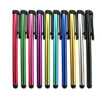 Metal Stylus Touch Screen Pen Compatible with Apple iPhone 4 4S 5 5S 5C 6 6 Plus iPad Galaxy Tablet Smartphone PDA (10pcs Mixed Colors) with 2 Phone Screen Cloth