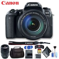 Canon 1892C002 EOS 77D DSLR Camera with 18-135mm USM Lens (International Model) Deluxe Bundle