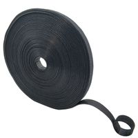 Fastening Tape, Eroilor Hook and Loop Cable Ties Reusable Self Adhesive Straps Cable Organizer - New Generation - 25 Meter - Black