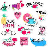 Stickerony |13 in Pack| Stickers for Water Bottles/Laptops/Hydro Flask/MacBook/Cute and Cool Stickers for Teens and Adults (Series 2)