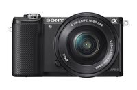 Sony Alpha a5000 Mirrorless Digital Camera with 16-50mm OSS Lens (Black) (Renewed)