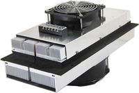 P&N Peltier Thermoelectric Air Conditioner Cooler and Heater Fan System and Heatsink Kit 200W 24V DC -10 to 50 C for R&D