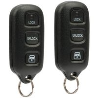 Key Fob Keyless Entry Remote fits 1999-2009 Toyota 4Runner / 2001-2007 Sequoia (HYQ12BBX w/Panic, Set of 2)