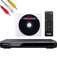 Sony DVPSR210P DVD Player - AV Cable - NeeGo Lens Cleaner