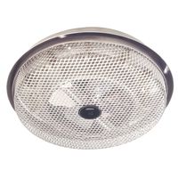 Broan-NuTone 157 Low-Profile Fan-Forced Ceiling Heater, Aluminum with Enclosed Sheath Element for Bathroom, Kitchen, and Home, 1250-Watts, 120VAC