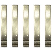 qualitykeylessplus Lot of 5 Uncut Flip Key Replacements for GM Switchblade Remote Blank Blade with Free KEYTAG