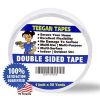 Double Sided Tape, Secure Your Carpets, Rugs, Tape for Clothes, Fabric, Multi-Purpose, Strong Hold 1" X 30 Yards