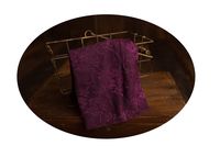 Stretch Lace Wrap, Newborn Baby Layer Photography Prop (Plum)