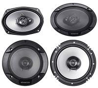 (2) Kenwood KFC-6966S 6x9 800 Watt+(2) 6.5" 600 Watt Car Audio Coaxial Speakers