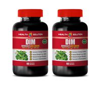 Estrogen Weight Management - DIM DIINDOLYLMETHANE - Natural Estrogen Blocker - dim Estrogen Metabolism - 2 Bottles 180 Capsules