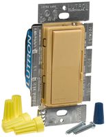 Lutron DVSC-603P-GS Diva 600W 3-Way Dimmer Goldstone