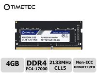 Timetec Hynix IC 4GB for Synology NAS DiskStation DS1618+, DS1819+, DS2419+ DDR4 2133Mhz PC4-17000 1.2V Non-ECC Unbuffered 260 Pin SODIMM Memory RAM Upgrade (Equivalent to Synology D4NS2133-4G)