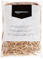 AmazonBasics Rubber Bands, Size 33 (3-1/2 x 1/8 Inch), 600 Bands/1 lb. Pack, 3-Pack