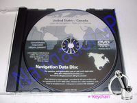 GM 2003-2006 Cadillac Escalade Navigation DVD Map Update p/n: 22846887 10.4 + Car Keychain Key Fob Engine