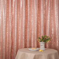 Eternal Beauty Sequin Photography Backdrops Thick Shiny Photo Booth Background(Rose Pink,10Ftx10Ft)