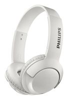Philips BASS+ SHB3075 Wireless Headphones, up to 12 Hours of Playtime - Matte White