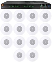 JBL CSMA240 Restaurant/Bar/Cafe 2x40w Amplifier 4ohm/8ohm/70V/100V+(14) Speakers