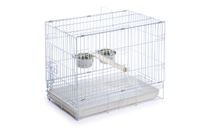 Prevue Hendryx Travel Bird Cage 1305 White, 20-Inch by 12-1/2-Inch by 15-1/2-Inch