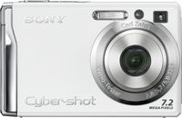 Sony Cybershot DSCW80 7.2MP Digital Camera with 3x Optical Zoom and Super Steady Shot (White)
