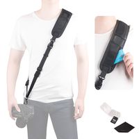 Double Zippered Rapid Fire Camera Shoulder Strap Quick Release