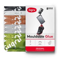 Sugru Moldable Glue - Original Formula - All-Purpose Adhesive, Advanced Silicone Technology - Holds up to 2 kg - Natural Colours 8-Pack