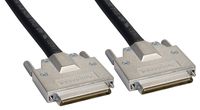 Amphenol CS-VHDCIMX200-006 VHDCI SCSI-5 Cable, VHDCI Male to Male, 6 m, 20', Black