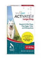 TevraPet Activate II Flea and Tick Prevention for Dogs - Topical, 21-55 Lbs
