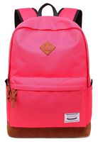 School College Backpack Bookbag for Girl 15.6 inch Laptop Travel Bag with USB Charging Port(pink)