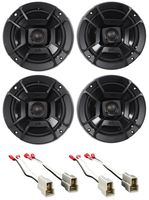 Polk Audio Front+Rear Door 6.5" Speaker Replacement for 2000-2004 Subaru Outback