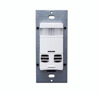 Leviton OSSMT-MDW Ultrasonic/Infrared Wall Switch Sensor, White