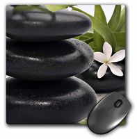 3dRose LLC 8 x 8 x 0.25 Inches Mouse Pad, Serenity in Stacked Stones (mp_48523_1)