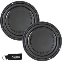 Polk Audio -Two DB1242DVC 12" Dual 4-Ohm Voice Coil Subwoofers, Bundle - Marine Certified