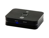 GE UltraPro Bluetooth Audio Receiver, NFC Enabled, Supports A2DP Sbc APT-X, Fcc Certified, for HD Music Streaming, Car Stereo System Pair with Smartphone, Tablet, Laptop, Auto Reconnect, Black, 11270