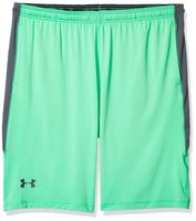Under Armour Men's Raid 10-inch Workout Gym Shorts, Vapor Green (302)/Pitch Gray, X-Large Tall