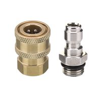 Mingle Pressure Washer Adapter Set, 1/4 Inch Quick Disconnect Kit, 5000 PSI