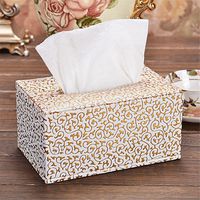 Car Leather Tissue Box/Carton/Paper Napkin Box/Creative Car Organization Box,U,19 * 12 * 9.5CM
