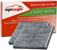 2 Pack - EPAuto CP285 (CF10285) Replacement for Toyota/Lexus/Scion/Subaru Premium Cabin Air Filter includes Activated Carbon
